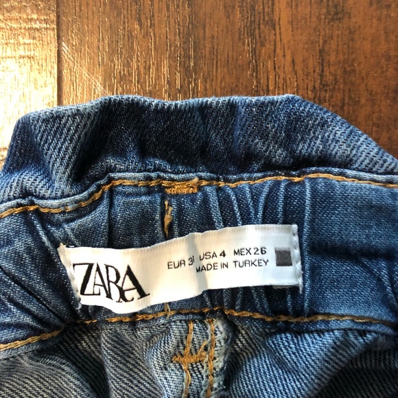 Zara stretchy waist parachute style jeans - Picture 3 of 3